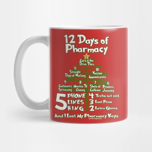12 Days of Pharmacy - Tree Design Mug
